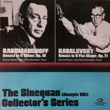 Load image into Gallery viewer, Sergei Vasilyevich Rachmaninoff / Dmitry Kabalevsky : Sonata In G Minor. Op.19 / Sonata In B Flat Major. Op.71 (LP)