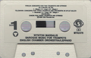 Wynton Marsalis, Antonio Vivaldi, Georg Philipp Telemann, Johann Pachelbel, Michael Haydn, Heinrich Ignaz Franz Biber, English Chamber Orchestra, Raymond Leppard : Baroque Music For Trumpets (Cass, Album, Dig)