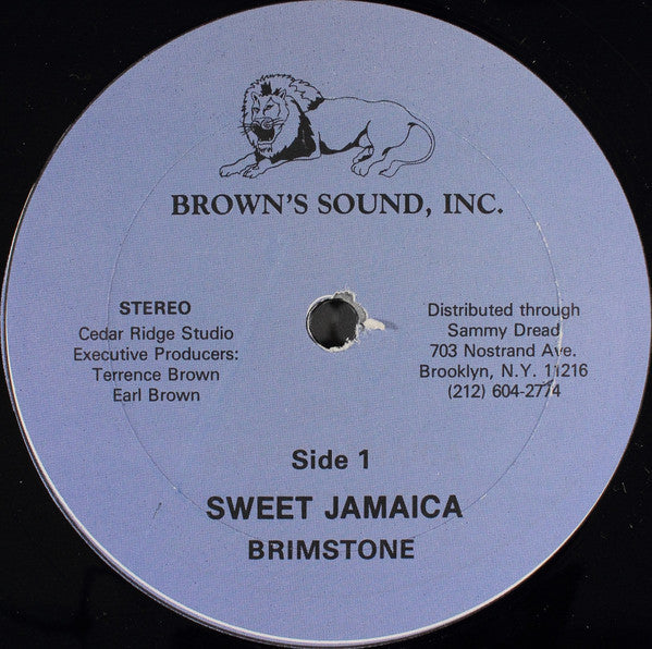 Brimstone (3) : Sweet Jamaica (12