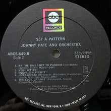 Load image into Gallery viewer, Johnny Pate's Orchestra : Set A Pattern (LP, Album)