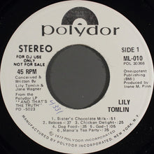 Load image into Gallery viewer, Lily Tomlin : From The Polydor LP "And That's The Truth" (7", Promo, Smplr)