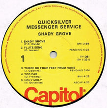 Load image into Gallery viewer, Quicksilver Messenger Service : Shady Grove (LP, Album)