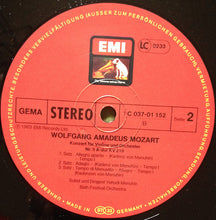 Load image into Gallery viewer, Yehudi Menuhin, Wolfgang Amadeus Mozart, Bath Festival Orchestra : Violinkonzerte Nr. 4 &amp; 5 (LP, Album)