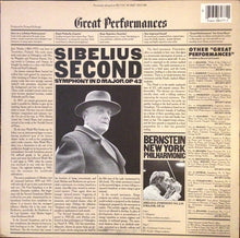 Load image into Gallery viewer, Jean Sibelius / The New York Philharmonic Orchestra Conducted By Leonard Bernstein : Sibelius: Second Symphony In D Major, Op. 43 (LP, RE, RM)