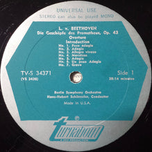 Load image into Gallery viewer, Ludwig Van Beethoven, Berliner Symphoniker, Hans-Hubert Schönzeler : The Creatures Of Prometheus Op. 43 (LP, Album, Enh)