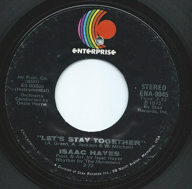 Isaac Hayes : Let's Stay Together / Soulsville (7