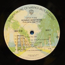 Load image into Gallery viewer, Ronnie Montrose : Open Fire (LP, Album, Win)