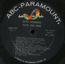 Load image into Gallery viewer, Fats Domino : Fats On Fire (LP, Album, Mono)