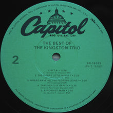 Load image into Gallery viewer, Kingston Trio : The Best Of The Kingston Trio (LP, Comp, RE, Jac)
