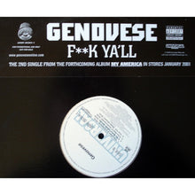 Load image into Gallery viewer, Genovesee : F**k Y&#39;all (12&quot;, Promo)