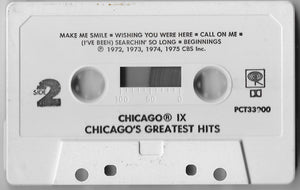 Chicago (2) : Chicago IX - Chicago's Greatest Hits (Cass, Comp)
