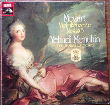 Load image into Gallery viewer, Yehudi Menuhin, Wolfgang Amadeus Mozart, Bath Festival Orchestra : Violinkonzerte Nr. 4 &amp; 5 (LP, Album)