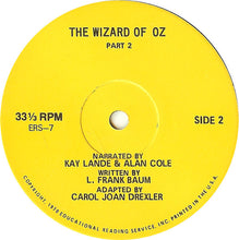 Load image into Gallery viewer, Kay Lande &amp; Alan Cole (2) : The Wizard Of Oz (7")