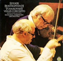 Load image into Gallery viewer, Pyotr Ilyich Tchaikovsky - Isaac Stern, Mstislav Rostropovich, National Symphony Orchestra : Violin Concerto / Meditation, Op. 42, No. 1 (LP, Album)