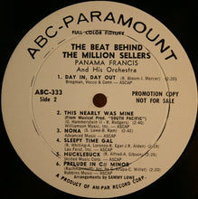 Load image into Gallery viewer, Panama Francis And His Orchestra : The Beat Behind The Million Sellers (LP, Album, Mono, Promo)