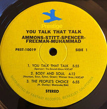 Load image into Gallery viewer, Gene Ammons &amp; Sonny Stitt : You Talk That Talk! (LP, Album)