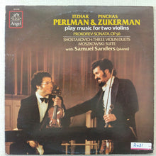 Load image into Gallery viewer, Itzhak Perlman &amp; Pinchas Zukerman : Play Music For Two Violins (LP, Album)