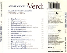 Load image into Gallery viewer, Andrea Bocelli : Verdi (CD, Album)