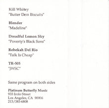 Load image into Gallery viewer, Various : Platinum Butterfly Music, SXSW &#39;93 (Cass, Promo, Smplr, Dol)