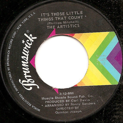 The Artistics : It's Those Little Things That Count (7