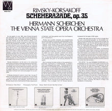 Load image into Gallery viewer, Nikolai Rimsky-Korsakov - Hermann Scherchen Conducting The Orchester Der Wiener Staatsoper : Scheherazade, Op. 35 (LP)