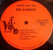 Load image into Gallery viewer, Ronnie Kole Trio : Kole In Concert (LP)