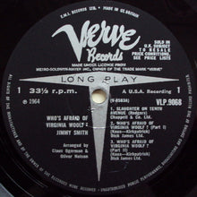 Load image into Gallery viewer, Jimmy Smith : Who's Afraid Of Virginia Woolf? (LP, Album, Mono)
