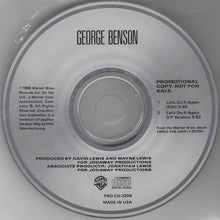 Load image into Gallery viewer, George Benson : Let's Do It Again (CD, Single, Promo)