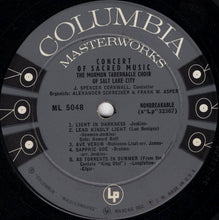 Load image into Gallery viewer, Mormon Tabernacle Choir : Concert Of Sacred Music (LP, Album, Mono)