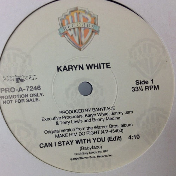 Karyn White : Can I Stay With You (12