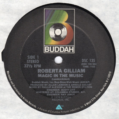 Roberta Gilliam : Magic In The Music / Let's Not Rush It (12
