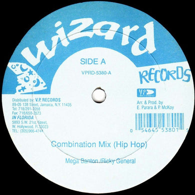 Mega Banton / Ricky General : Combination Mix (12