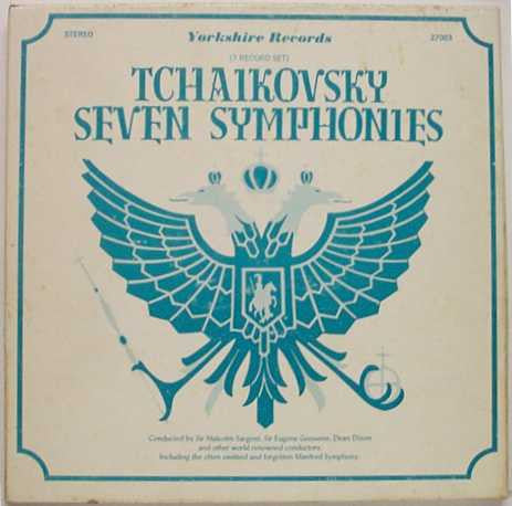 Pyotr Ilyich Tchaikovsky : Seven Symphonies (7xLP, Album, Box)