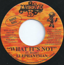 Load image into Gallery viewer, Elephant Man : What It's Not (7")