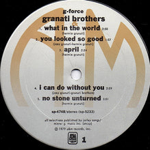 Load image into Gallery viewer, Granati Brothers : G Force (LP, Album)