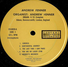 Load image into Gallery viewer, Andrew Fenner : Theatre Organ (LP)