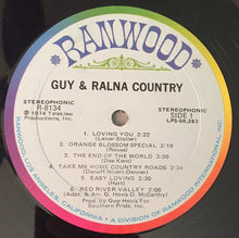 Load image into Gallery viewer, Guy &amp; Ralna : Guy &amp; Ralna Country (LP, Album, Mon)