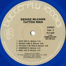 Load image into Gallery viewer, Denise McCann : Tattoo Man (LP, Promo, Blu)