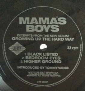 Mama's Boys : Excerpts From Growing Up The Hard Way (Flexi, 7", Promo)