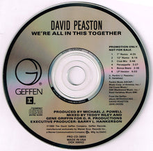 Load image into Gallery viewer, David Peaston : We&#39;re All In This Together (CD, Maxi, Promo)