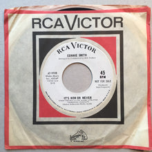 Load image into Gallery viewer, Connie Smith : It's Now Or Never / I'll Come Runnin' (Promo) (7", Single, Promo)