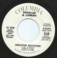 Load image into Gallery viewer, Douglas and Lonero : Jubilation / This World (7", Mono, Promo)