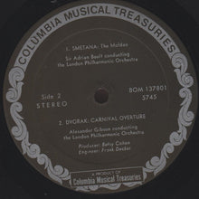 Load image into Gallery viewer, Bedřich Smetana / Antonín Dvořák : Smetana: The Bartered Bride &amp; The Moldau / Dvorak: Carnival Overture (LP, Album)