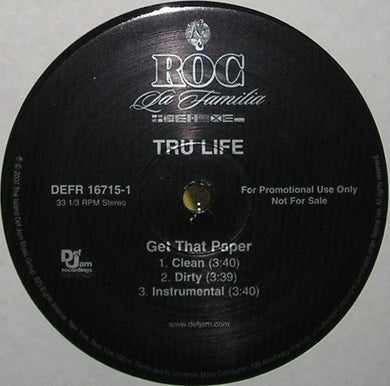 Tru-Life : Get That Paper (12