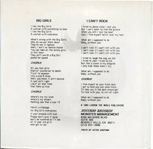 Load image into Gallery viewer, The Balding Brothers : Big Girls / I Can't Rock (7")