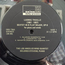 Load image into Gallery viewer, Los Angeles Wind Quintet, Ludwig Thuille, Karl Kohn (2), Albert Roussel, Delores Stevens : Thuille/Kohn/Roussel - Los Angeles Wind Quintet / Delores Stevens, Piano (LP, Album)