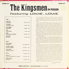 Load image into Gallery viewer, The Kingsmen : In Person (LP, Album)