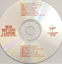 Load image into Gallery viewer, Various : Music That Lasts A Lifetime (Virgin Black Music Month Sampler) (CD, Comp, Promo)