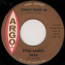 Load image into Gallery viewer, Etta James : Fools Rush In (7", Single)