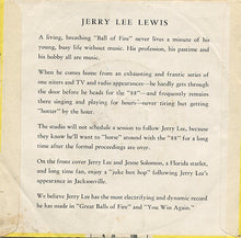 Load image into Gallery viewer, Jerry Lee Lewis : Great Balls Of Fire (7", Single)